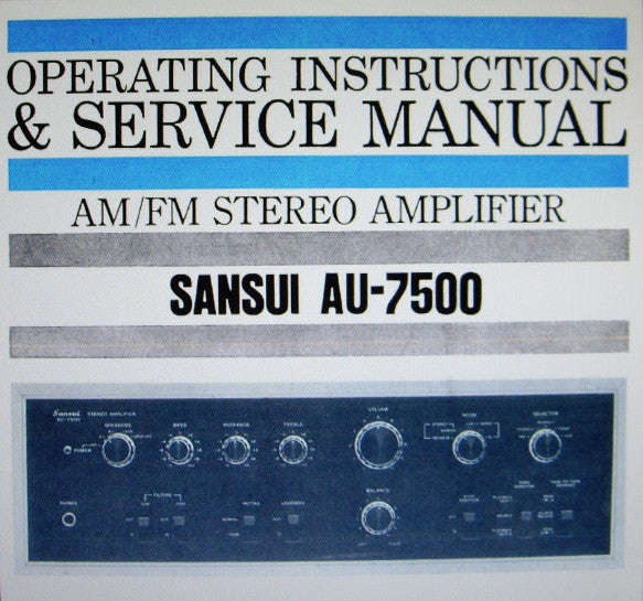 amp; Parts Manual